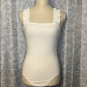 Ruffle Strap Bodysuit